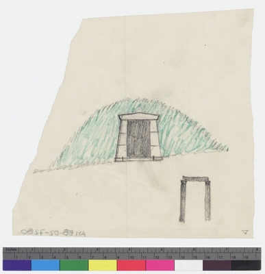 Gravvårdar
Skisser av gravar
Paul U Bergströms grav