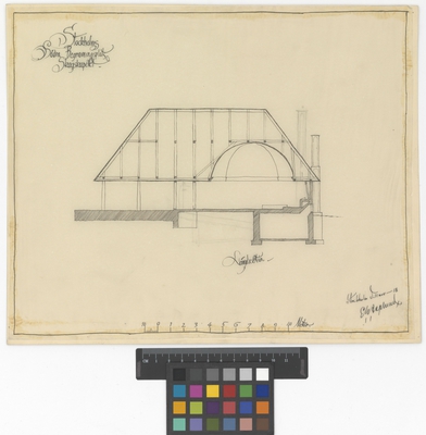 Skogskyrkogården
Sektionritning av kapell
Skogskapellet