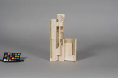 Nya katolska kyrkan
Skissmodell av klockstapel