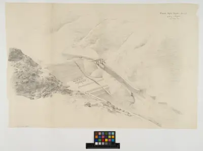 Warsak Hydro Electric Project.
Illustration av vattenkraftverk.