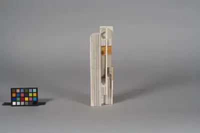 Nya katolska kyrkan
Skissmodell av klockstapel