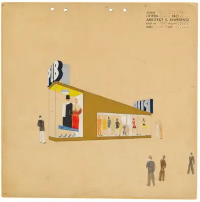 Stockholmsutställningen, Illustration av monter för varuhuset PUB