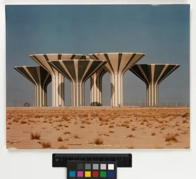 Kuwait Water Distribution Project.
Exteriör av vattentorn.