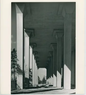 Uggleviksreservoaren.
Under vattentank.