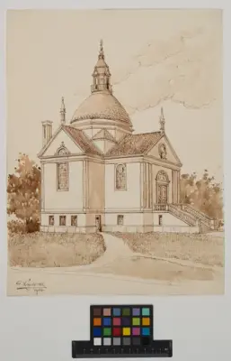 Norra krematoriet, Stockholm
Illustration av krematorium