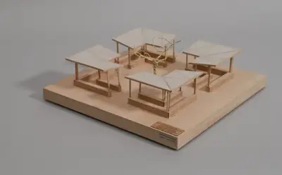 Pandemikapell Andrum
Modell av kapell