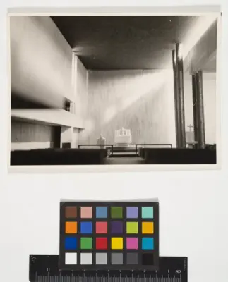 Katolska kyrkan
Modell av interiör