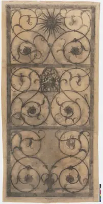 Skogskyrkogården
Skogskapellet, entré, skiss av grind