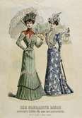 Mode. Hattar. Modeplansch från 1900 ur Die Elegante Mode.