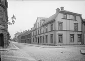Drottninggatan - Trädgårdsgatan, Fjärdingen, Uppsala 1901 - 1902
