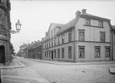 Drottninggatan - Trädgårdsgatan, Fjärdingen, Uppsala 1901 - 1902
