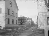 Sturegatan från Torsgatan, Luthagen Uppsala 1908