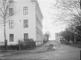 Fyrisgatan från Torsgatan, Luthagen, Uppsala 1908