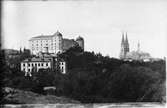 Reprofotografi - Akademiska sjukhuset, Uppsala slott och Uppsala domkyrka, Uppsala 1890-talet