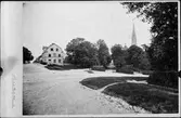 Reprofotografi - vy mot Odinslund, stadsdelen Fjärdingen, Uppsala före 1914