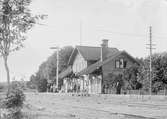 Bergsbrunna järnvägsstation, Uppsala augusti 1893