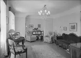 Bostadsinteriör, sannolikt Uppsala, 1947
