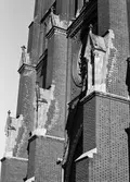 Skador i murverk, Uppsala domkyrka 1938