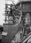 Uppsala domkyrka under restaurering 1940-41