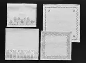 Broderade dukar - skolslöjd från Uppsala stads folkskolor, Uppsala 1944