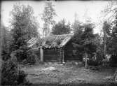 Bastu, E Johansson, Nybergen, Nyvla, Bälinge socken, Uppland, sannolikt 1920-tal