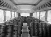 Interiör i buss, Uppsala 1939