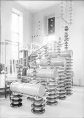 Institutet för högspänningsforskning, Husbyborg, Uppsala, interiör 1937