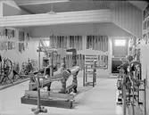 Museiföremål tillhörande Upplandmuseet, sannolikt i gamla Tullhuset, Uppsala hamn, Uppsala