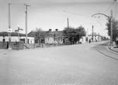 Korsningen Gamla Uppsalagatan - Svartbäcksgatan, Uppsala 1943