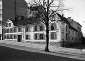 Kvarteret Rosenberg, korsningen S:t Olofsgatan - Rundelsgränd, Uppsala okotber 1943