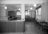 Bankkontor, Upsala Sparbank, Uppsala, interiör 1940