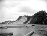 Timmer i Dalälven, Dalarna i juni 1915