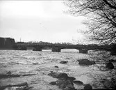 Landskapsvy med Dalälven, Gysinge, Österfärnebo socken, Gästrikland i maj 1915