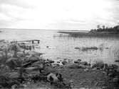 Sjön Tämnaren i Harbonäs, Harbo socken, Uppland i juni 1925