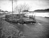 Vårflod i Samnan, Vaksala socken, Uppland 1922