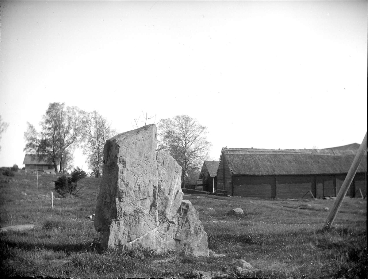 August Fredrik Schagerström, Runsten i Roserberg, Norrsunda socken, Uppland maj 1919