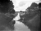 Vattendrag vid Lövstaholm, Odensala socken, Uppland 1931