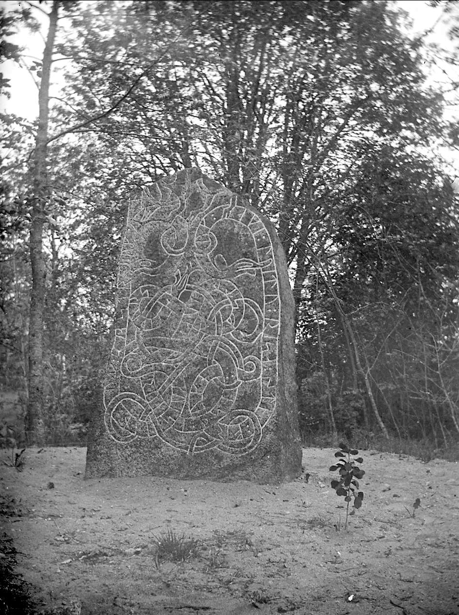 August Fredrik Schagerström, Runsten vid Stora Salfors, Simtuna socken, Uppland i maj 1919