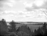 Landskapsvy med Lårstaviken, Fittja socken, Uppland 1915