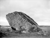 Flyttblock i Sällinge, Danmarks socken, Uppland oktober 1932