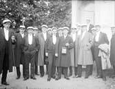 Medlemmar i manskören Orphei Drängar 1913