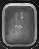 Kyrkoherdeparet  Johan Aron Andersson Almén (1825 -1895) och Hilma Matilda Schultz (1835 - 1862)