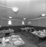 Interiör från fartyg 142 M/T Captain T. Basse, matsalen.