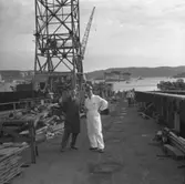 Dop och sjösättning av fartyg 188 T/T Thorshall.