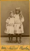 Aina och Mildred Thorburn 1886.