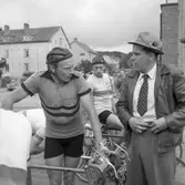 Cyklister på racercyklar i Uddevalla