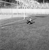Träning på Rimnersvallen inför VM-match i fotboll 1958 - Brasiliens lag