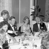 Middag till ära för dopet av M/S Björgfjell