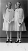Rosa och Irma Bohlin, 1931