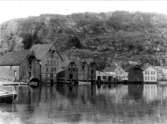 Skrivet på baksidan: Norge Vestagder Flekkefjord
Bodar i inre hamnen